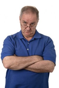 angry man customer